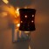 Spinker "pattern" dark brown 7.8x7.8x12 cm