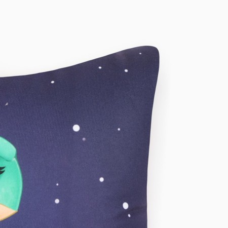 Pillow Ethel "Snake with Mandarins" 40x40 cm, 100% p/e, velor-1