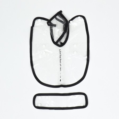 Dog raincoat, size XS (DS 18, OG 25-30, Osh 25 cm), black-8