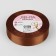 Satin tape, 20 mm × 23 ± 1 m, brown color No. 142