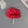 Decor for creativity "Camellia" raspberry (1 set = 1 bouquet) in the bouquet 6 pcs 4x11 cm