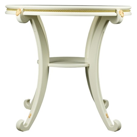 Gloria Gloria table, 740x740x650, oak champagne-2