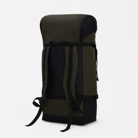 Tourist backpack, 50 liters, cord on a screed, 3 outer pockets, huntsman, khaki color-3