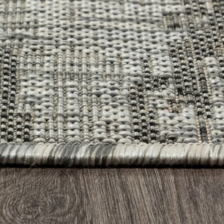 Rectangular carpet Merinos Kair, size 200x390 cm, Gray color-4