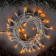 Garland “thread” 5 m, IP20, white thread, 50 LED, yellow glow, 8 modes, 220 V