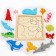 Children's developing puzzle in the frame "Sea Animals" 16.6 × 16.6 × 1.2 cm
