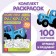 Coloring, 100 sheets, A5, Blue Tractor