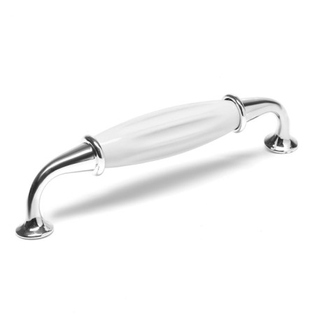 Stylish Cappio Ceramics 003 bracket handle, ceramic 96 mm, chrome