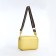 Bag Cross-Bodi with a zipper, yellow color