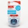 Orthodontic dummy nipple, silicone, from 6 months., Adore, in the Tractor container