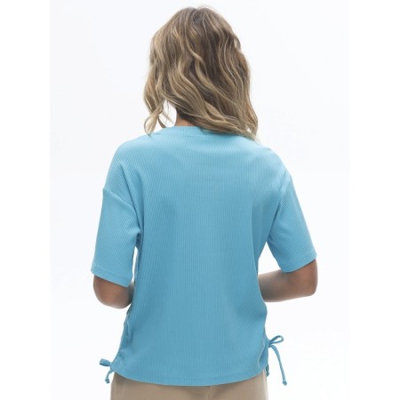 Female T -shirt, size 46, azure color-3