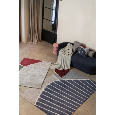 Cottage blanket with Tea Plantation Terra, size 130x180 cm-1