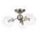 Ceiling chandelier CITILUX "Tommy" CL102131, 46x46x23.5 cm, 3x40W, E14, gray color gray
