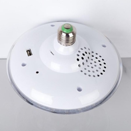Light device "Crystal ball" 19 cm, E27, speaker, remote control, glow RGB-6