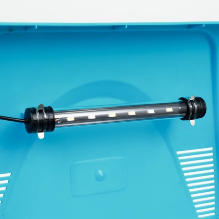 The Seastar HX-320F Aquarium includes: LED lamp, filter, 18 l, blue-6