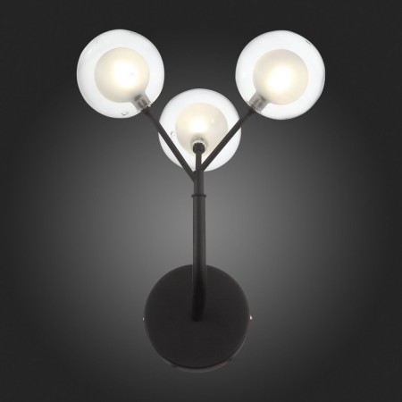 Sconces st. SL376.401.03. Demele. 3x2 W, G4 LED, 15x20 cm, black color-7