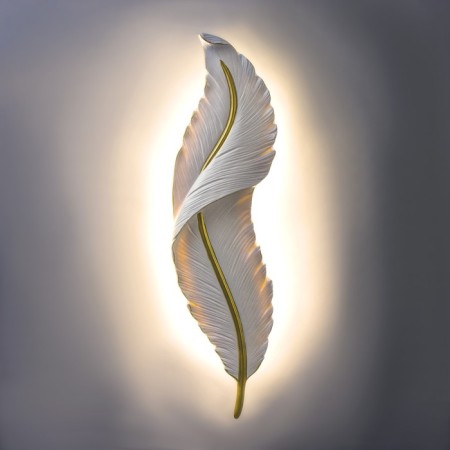 Bra "feather" LED 22W 4000K white 17x4x64cm-1