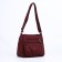 Lurch bag with lightning, dark red color