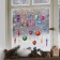 Window sticker "Happy New Year", toys, reusable, 33 x 50 cm, New Year