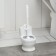 Blash for the toilet with the stand “Classic”, 10 × 14 × 32 cm, white color