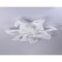 LED ceiling LED with Ambrella Light, Original, Fa4473, 10XLED, 112 W, 8400LUM, 3000-6400K, white color, white