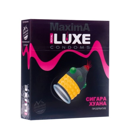 Condoms "Luxe" Maxima Cigar Juan, 1 pc.