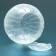 A ball for rodents on a metal base, 12 cm, transparent