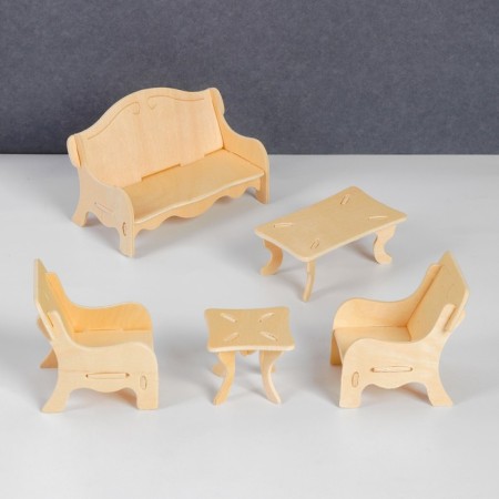 3D-model team wooden miracle-brown "furniture"