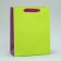 Gift package two-tone, packaging, “light green”, MS 18 x 23 x 10 cm