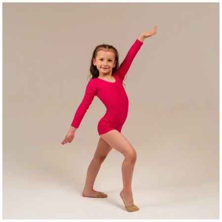 A swimsuit for gymnastics and dancing Grace Dance, p. 38, raspberry color-1