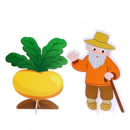 3D designer "Folk tales, turnip"-1