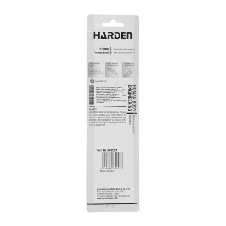 The level "Torpedo" Harden 580521, plastic, magnetic, 3 eyes, 228 mm-4