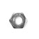Tundra nut, hexagonal, din 934, strength of strength 6, galvanized, M8, packing 1 kg