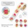 Stick Paper "Love" d = 2.5 cm 252 pcs in roll