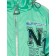 Raincoat for girls, height 104 cm, green color