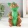 Piggy bank "Dragon" 18x10x10 cm, green-brown