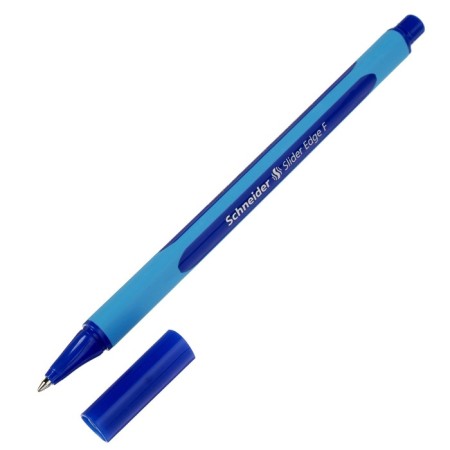 Ballic handle Schneider Slider Edge F, Node 0.8 mm, three -sided case, blue ink-1