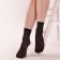 Women's socks (2 pairs) 40 den, black color, size 23-25