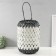 Climber Plastic for 1 candle "zigzag" black and white 14x26x40 cm
