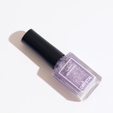 Lilac polish with sparkles, holographic, tone 709, 6 ml-2