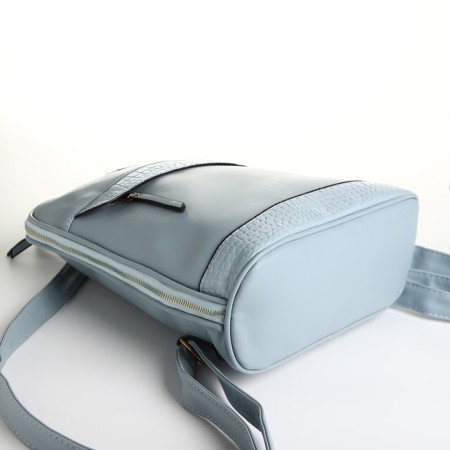 City backpack with lightning, blue color-2