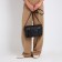 Female bag on magnets, long belt, color
