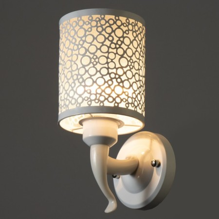 Sconces "circles" E27 15W white 12x14x25 cm-2