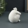 Figure "Lady" 10x7x10cm, white