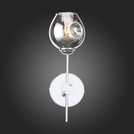Wall lamp ST LUCE. SL1500.101.01. Fovia. 1x40 W, E14, 12x37 cm, color chromium-8
