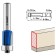 Clester's milling cutter 28728-12.7-13, with a lower bearing, shank d = 8 mm, 12.7 x 13 mm
