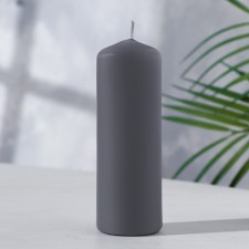 Candle - cylinder, 4 × 12 cm, 15 hours, haze