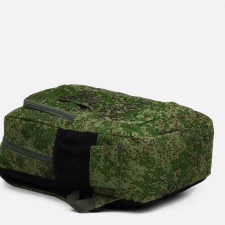 Male backpack, lightning department, 3 outer pockets, “ZFTS”, camouflage color/hack-2