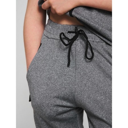 Sports suit for a boy, height 170 cm, light gray color-5