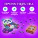 Figure wooden puzzle Honey Panda, size 22x25 cm, 117 parts